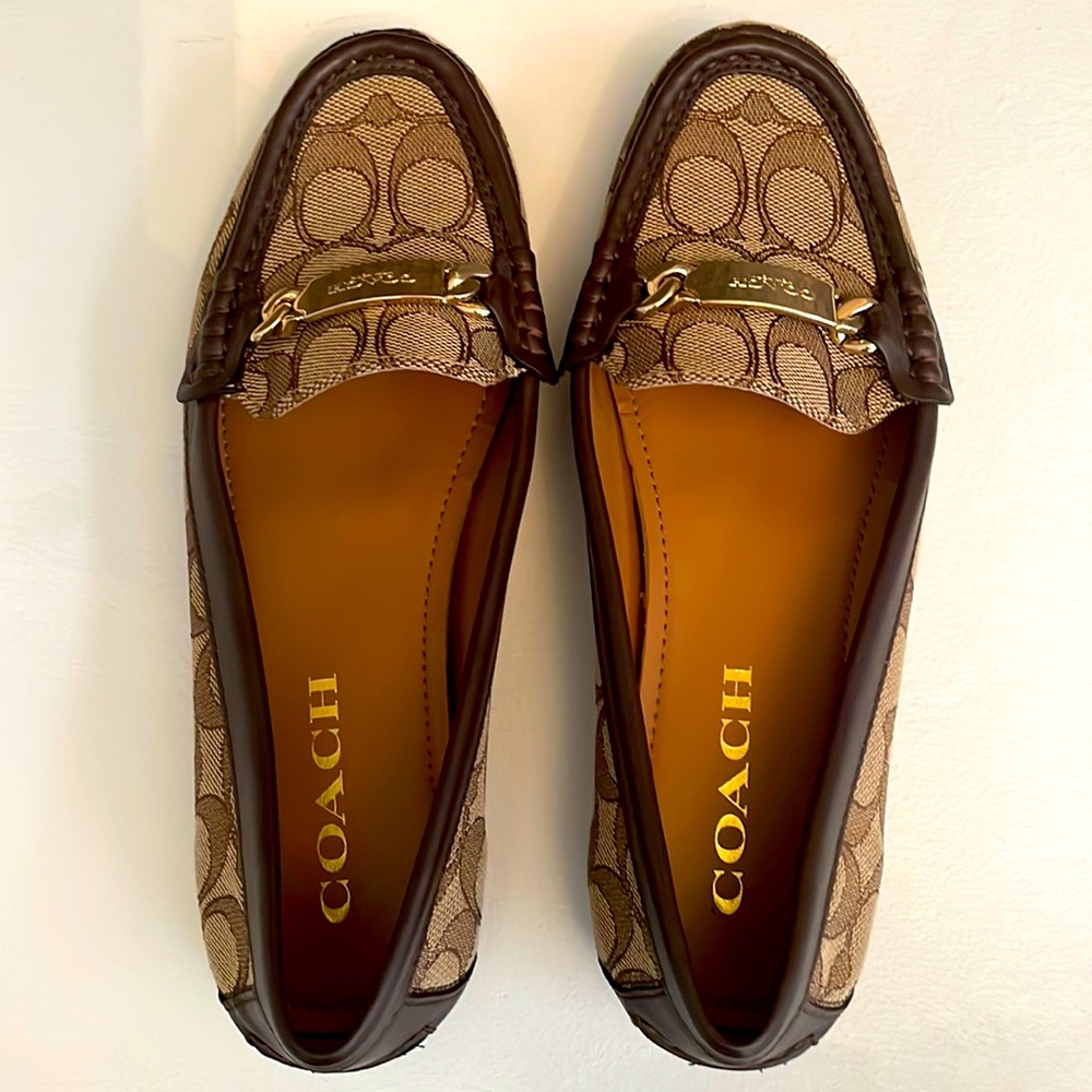 Coach Round Toe Canvas Shoe